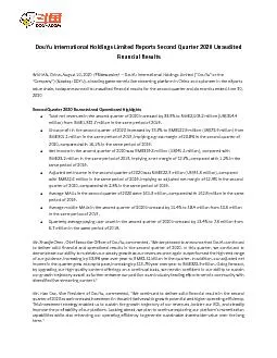 DouYu International Holdings Limited Reports Second Quarter 2020 Unaud