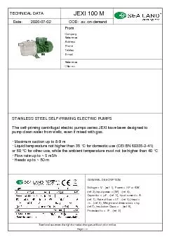 TECHNICAL DATA