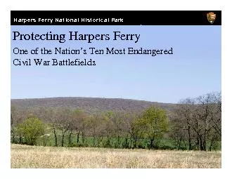 Harpers Ferry151a most endangered battlefield