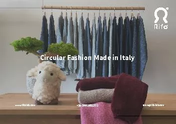 Circular Fashion Made in Italy