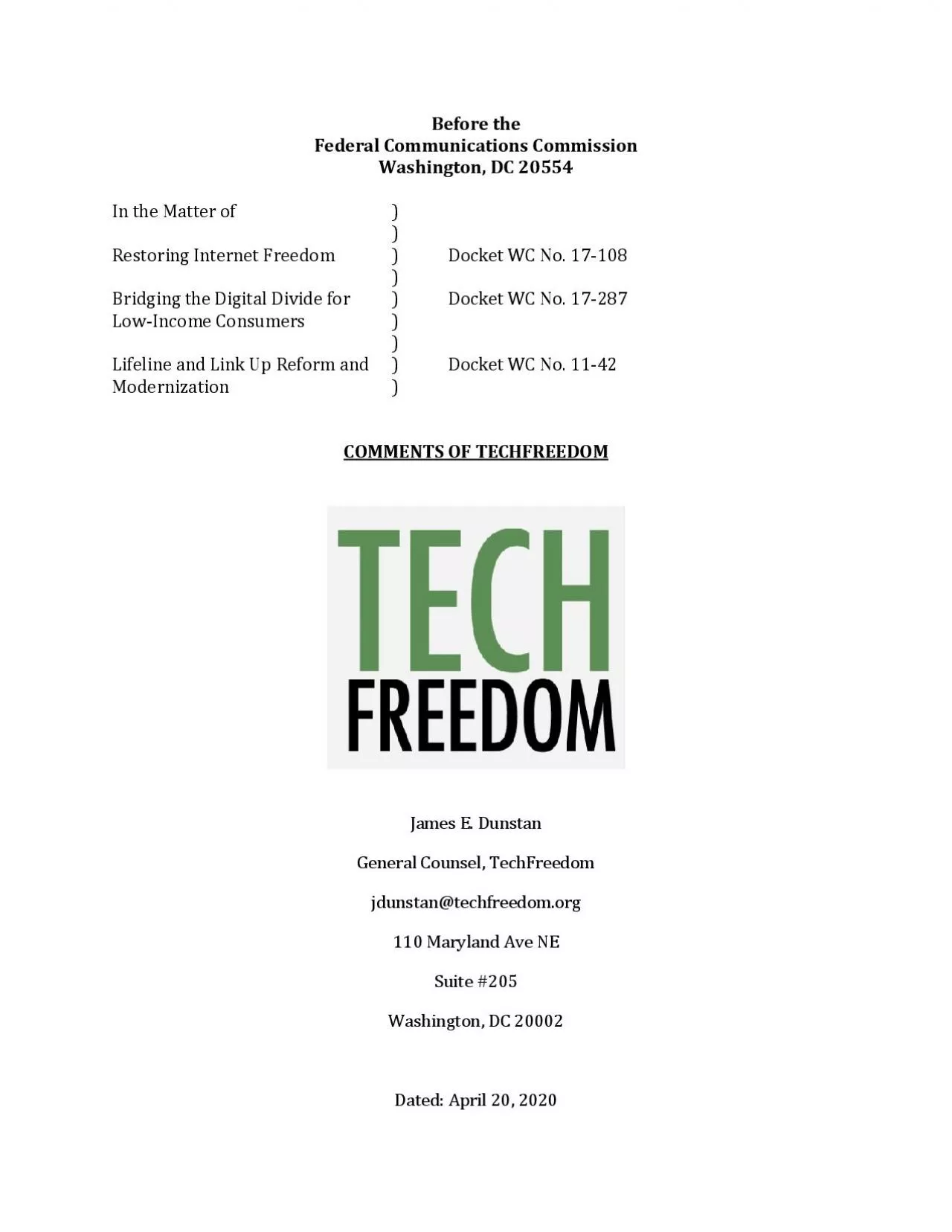 PDF-Before theFederal Communications CommissionWashington DC 20554In the