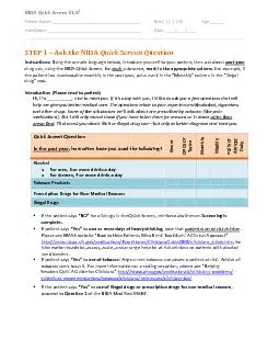 PDF-NIDA Quick Screen V101 Patient Name ________________________________