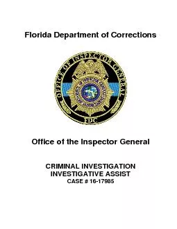 Florida Department of Corrections