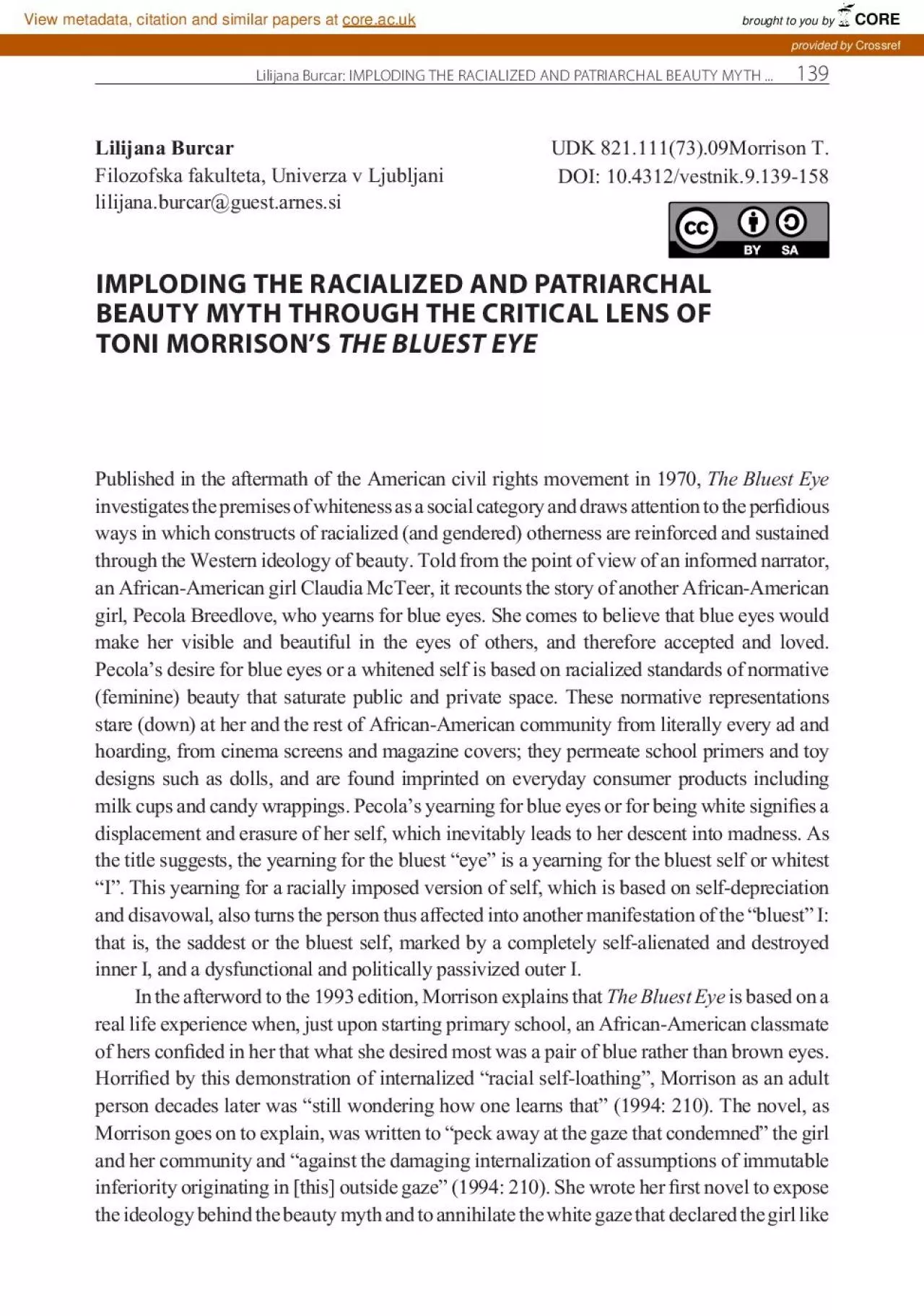 PDF-IMPLODING THE RACIALIZED AND PATRIARCHAL BEAUTY MYTH THROUGH THE CRITI