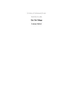 PDF-The Vile Village