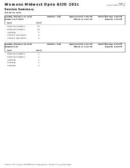 PDF-Womens Midwest Open GIJO 2021Session SummaryFeb 1921 2021Page 1Prin