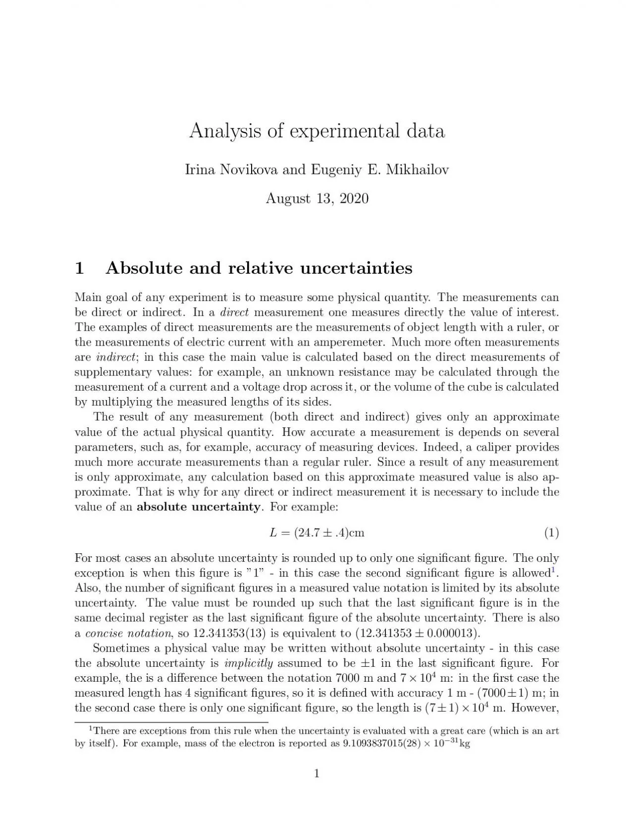 PDF-AnalysisofexperimentaldataIrinaNovikovaandEugeniyEMikhailovAugust132