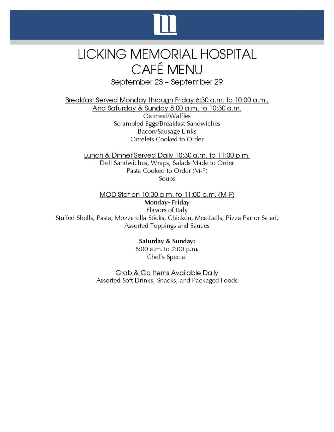 PDF-LICKING MEMORIAL HOSPITAL