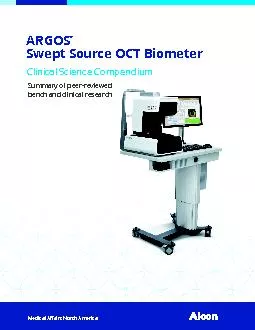 Clinical Science CompendiumARGOS  Swept Source OCT BiometerSummary o