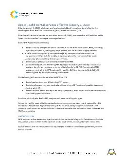 PDF-Apple Health Dental ServicesEffective January 1 2020Prior to January