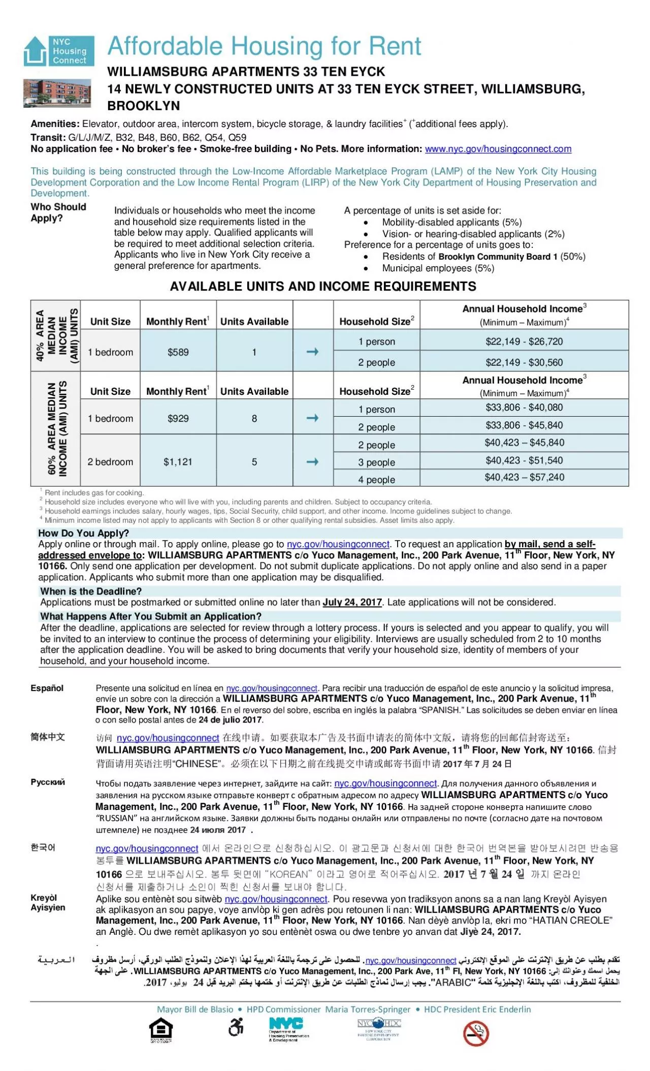 PDF-Affordable Housing for RentWILLIAMSBURG APARTMENTS33 TEN EYCKNEWLY CON