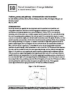 PDF-Problem person and pathway A framework for social innovatorsBy Juli