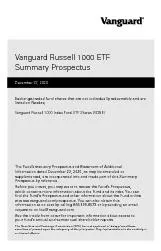 VanguardRussell1000ETFSummaryProspectus