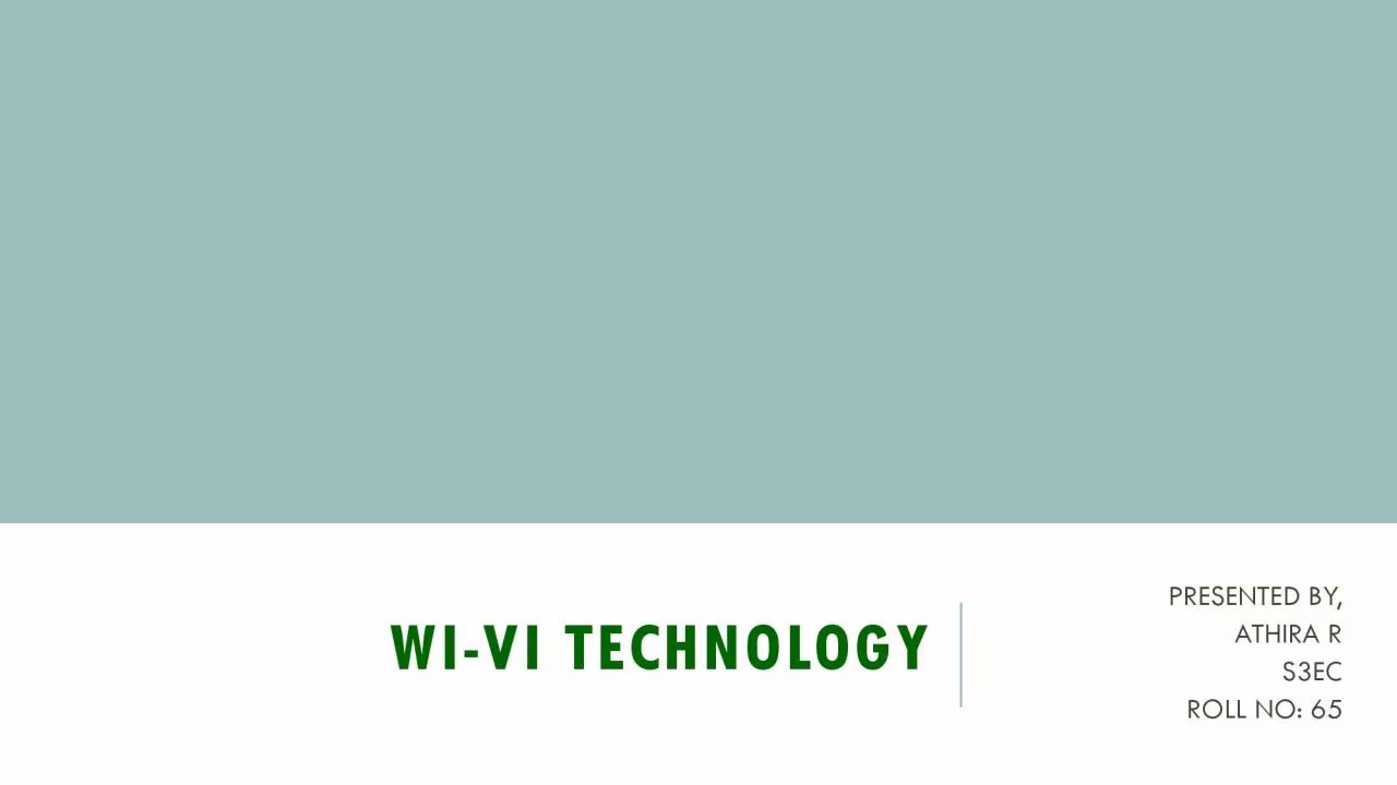 PDF-VI TECHNOLOGY