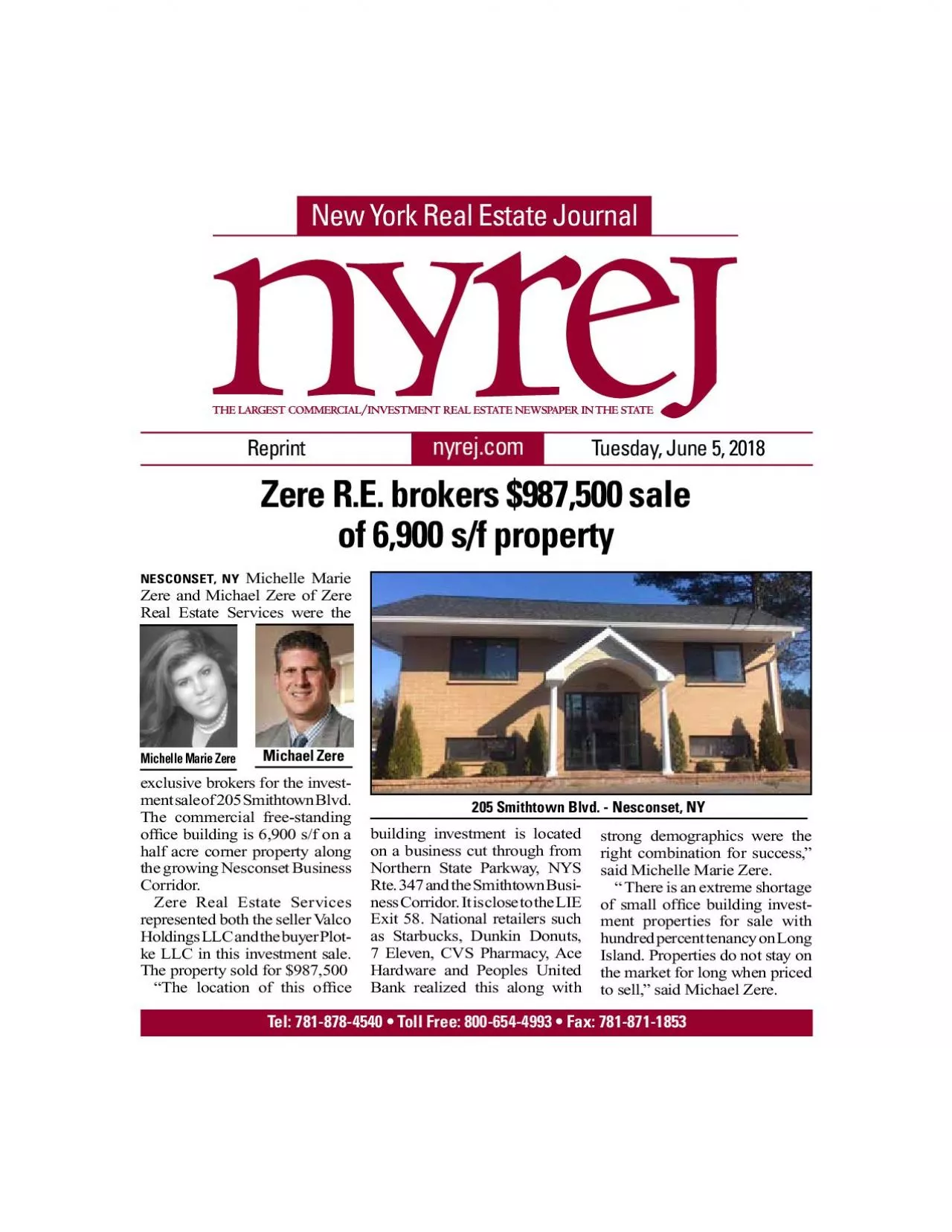 PDF-NESCONSET NY Michelle Marie Zere and Michael Zere of Zere Real Estate