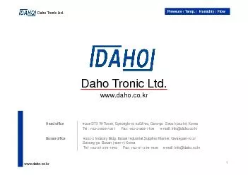 Daho Tronic Ltd