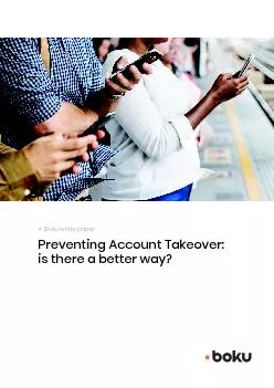 Preventing Account Takeover