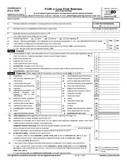 SCHEDULE C  Form 1040