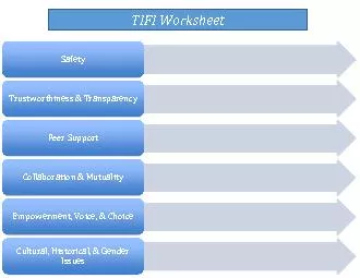 TIFI Worksheet