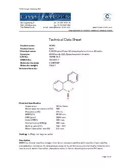 TDS Hunan Chemical BV