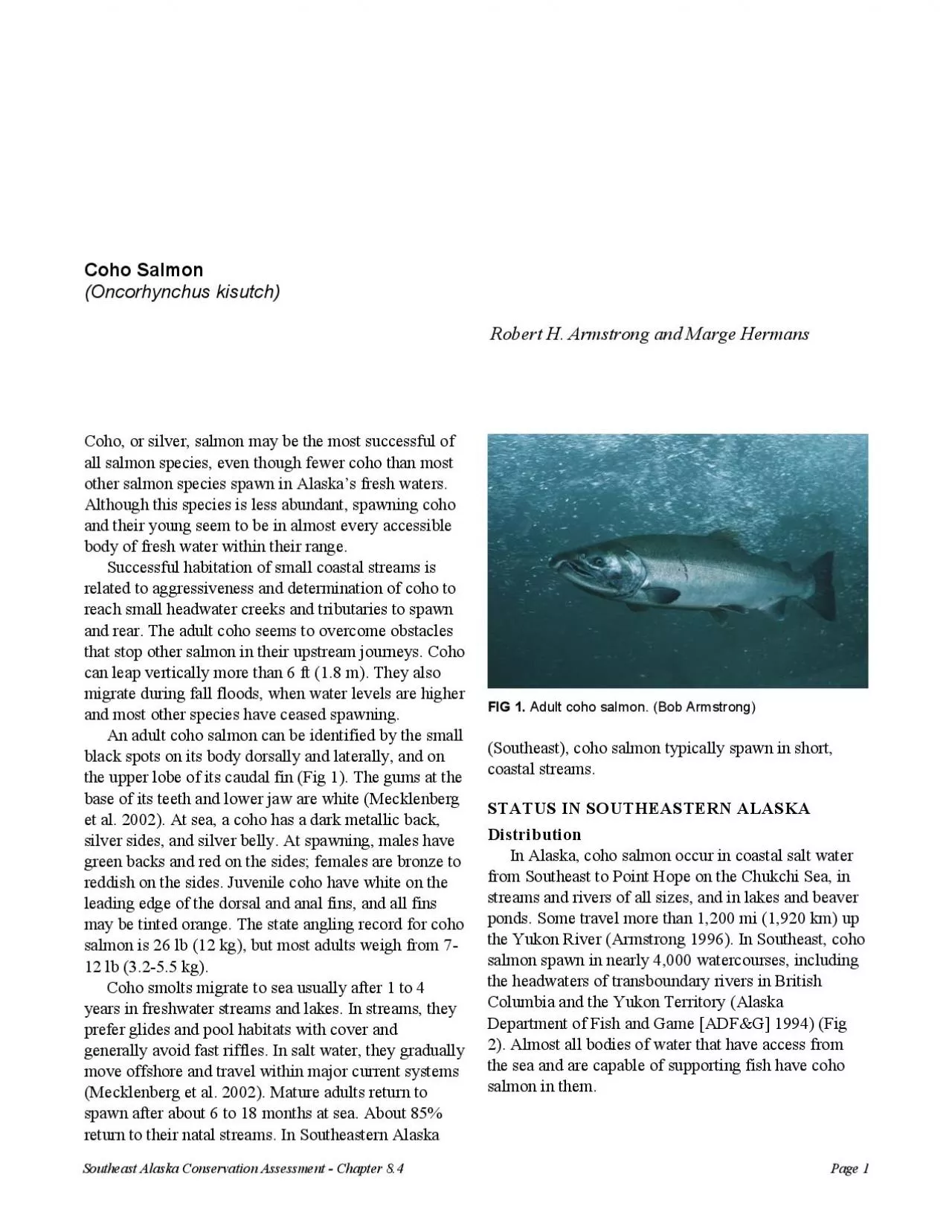 PDF-Coho Salmon