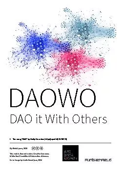 DAO it With OthersDAOWOThe song DAO by Holly Herndon httpspotif