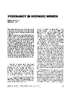 PREGNANCYINHISPANICWOMIPedroAPomaMDMaywoodIllinoisThisarticleaddres