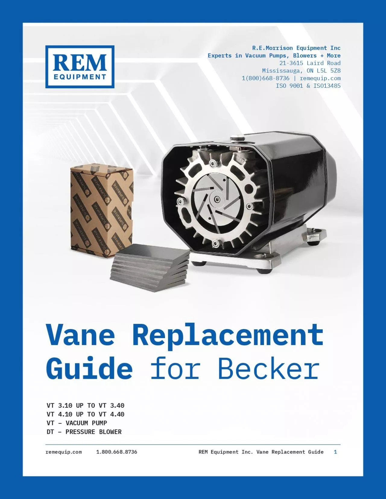 PDF-REM Equipment Inc Vane Replacement Guide