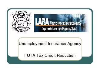 Unemployment Insurance AgencyFUTA Tax Credit Reduction