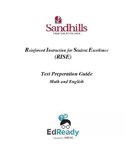 PDF-einforcednstructionfortudent xcellenceRISETest Preperation Guide Mat