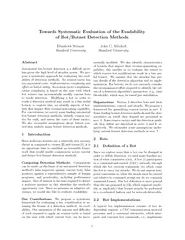 Towards Systematic Evaluation of the Evadability of Bo