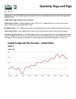 Quarterly Hogs and Pigs