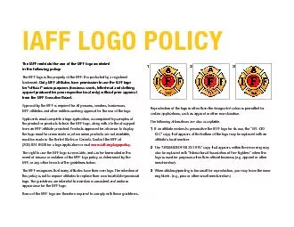 The IAFF restricts the use of the IAFF logo as stated