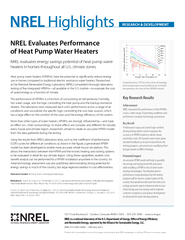 NREL evaluates energy savings potential of heat pump w