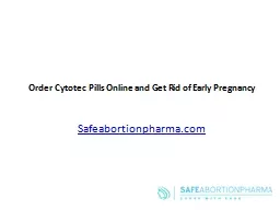 Order Cytotec Pills Online and Get Rid of Early Pregnancy
