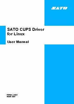 ATO CUPS Driver for Linuxser Manual