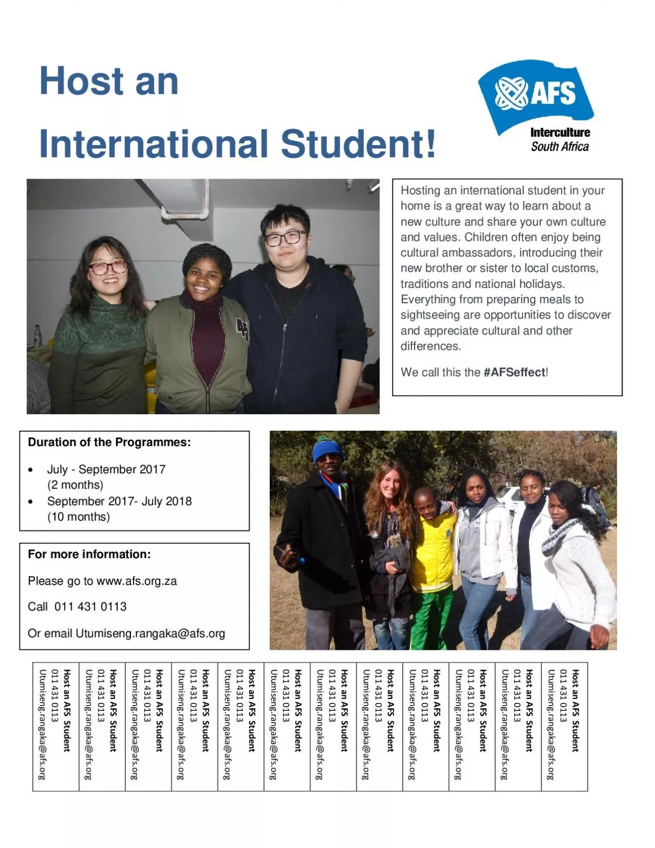 PDF-Host an InternationalStudentHost an AFS Studenttumisengrangakaafsor