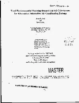 Building Equipment Technology National Laboratory submitted manuscript