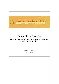 CriminalizingSexualityZibaMirHosseini