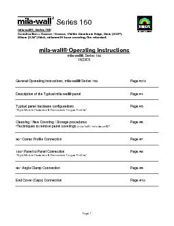 General Operating Instructions milawall Series 160Page 23Descript