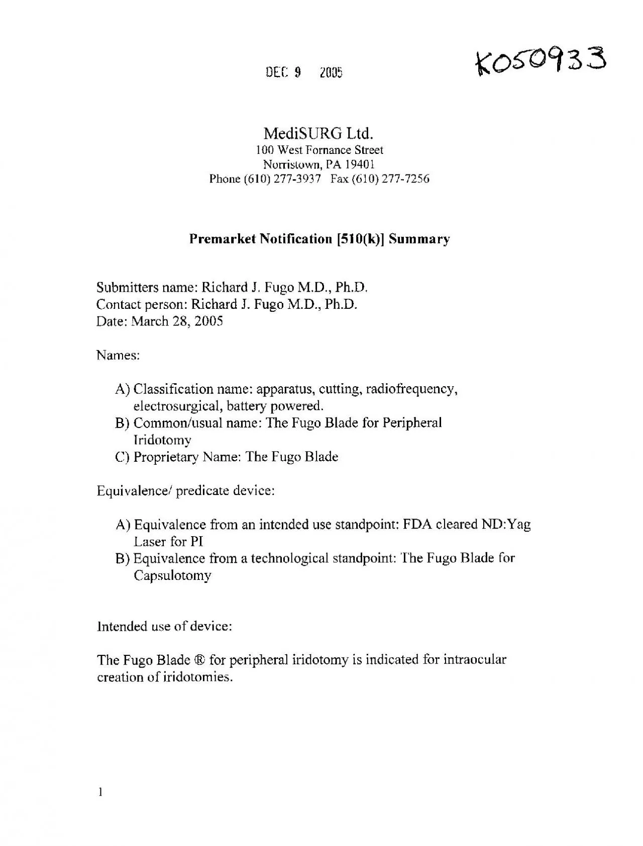 PDF-JE1V 9 Z005MediSURG Ltd100 West Fornance StreetNorristown PA 19401P