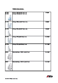 PDF-Prijslijst Kufo afzuigers