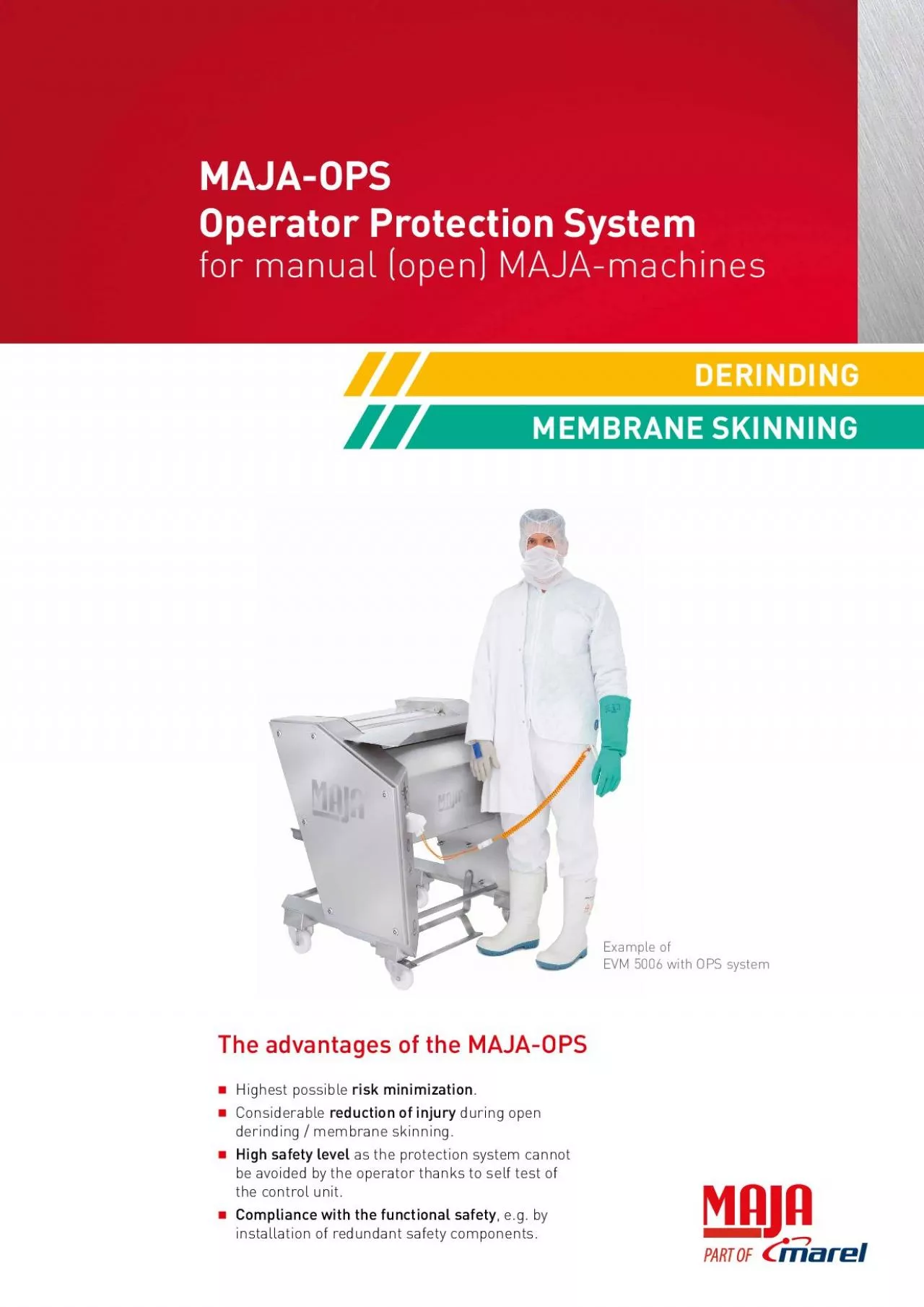 PDF-BRANE SKINNINGOperator Protection System for manual open MAJAmachin