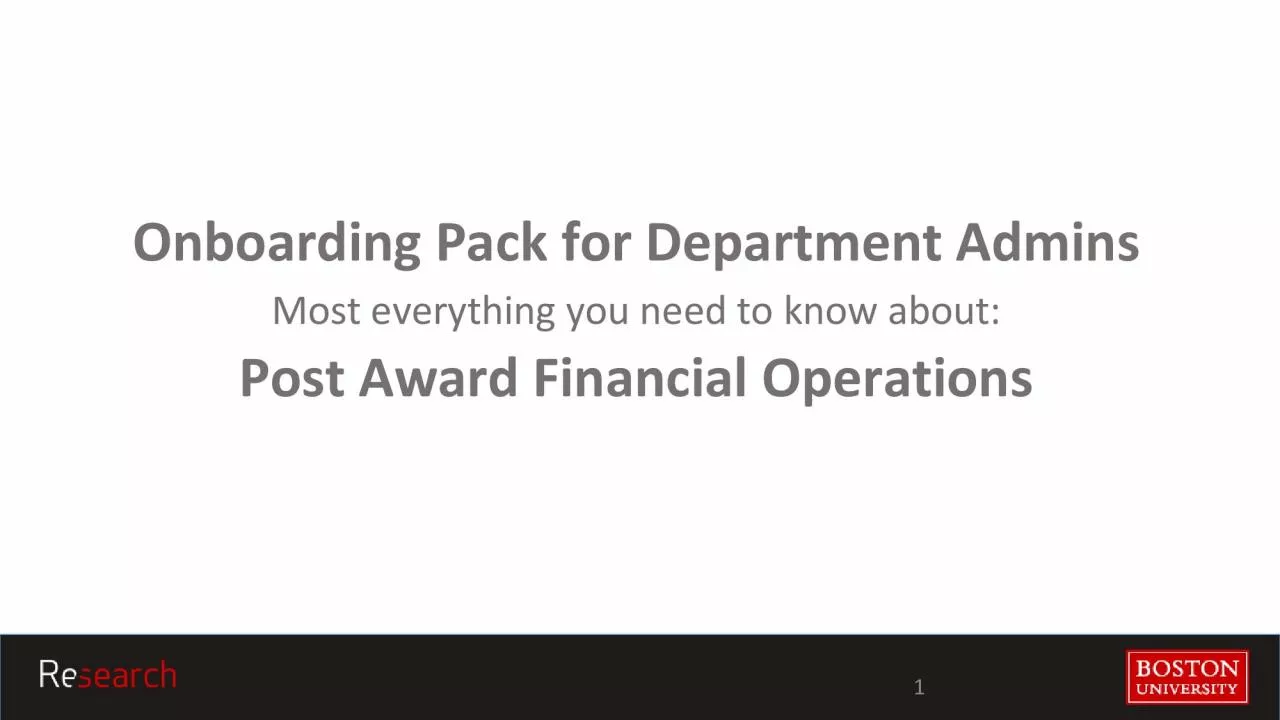 PDF-Onboarding Pack for Department AdminsMost everything you need to know