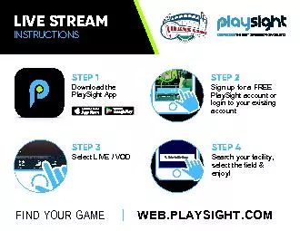 LIVE STREAMINSTRUCTIONS