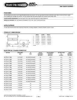 PART NOINDUCTANCEQ LQ TESTSELF RESONANTDC RESISTANCERATEDHMINFREQU