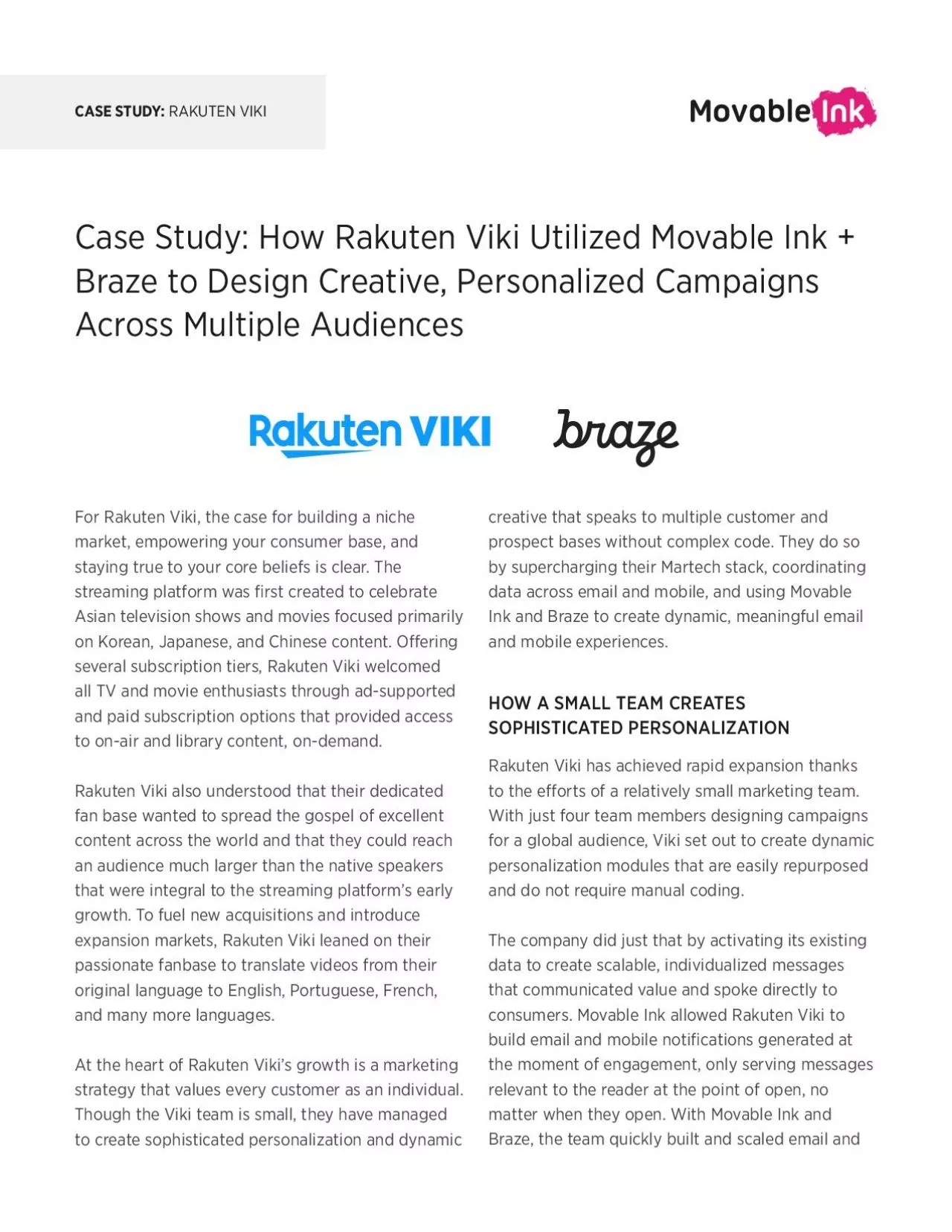 PDF-For Rakuten Viki the case for building a niche market empowering you