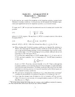 Math951AdvancedPDEIIHomework3SolutionsSpring20201Inthisexercisewe