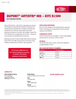 ARTISTRI INK 150 XITE S1500DYE SUBLIMATION INKDuPont153 Artistri