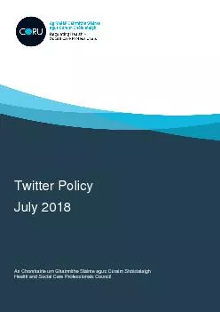 Twitter Policy